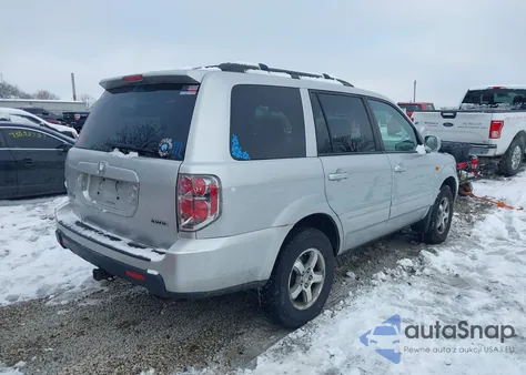 2006 Honda Pilot Ex from USA, damaged, VIN 2HKYF18486H544840